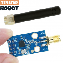 Moduł bezprzewodowy TENSTAR CC1101 433 MHz z anteną SMA Bezprzewodowy moduł nadawczo-odbiorczy