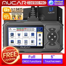 MUCAR CDE900 Pro Skaner OBD2 2+32G Narzędzia Diagnostyczne Samochodowe Skaner OBD do Diagnostyki Samochodów Czytnik Kodów Pełne Funkcje OBD2 Gratis