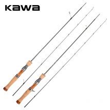 KAWA Neue Angelrute, superleicht, superweiche Angelrute, 1,5 m, 2 Abschnitte, tragbar, zum Angeln, Spinnen und Werfen, klassische Angelrute