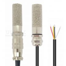 SHT20 SHT30 SHT40 SHTC3 Temperatur-Feuchtigkeitssensor I2C Ausgangssonde Kabel Metallkopf Digitale Kapazitätssensoren 1M Länge