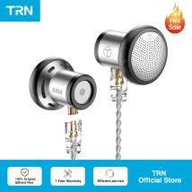 Nuovo TRN EMA 14.2mm Dynamic Driver In Ear auricolare Bass Metal Flat Head Plug auricolare sostituibile T350 MT4 per Xiaomi