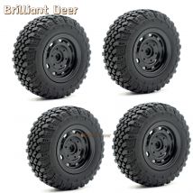 5 mm Sechskant MN99S Gummi-RC-Räder für MN98 MN82, WPL C24-1 B36 D12 C64 D74-1 Offroad-Auto-Upgrade, Hochleistungs-RC-Reifen