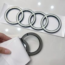 202*70mm for Audi new LOGO new standard flat standard two-color splicing acrylic surface modified 202mm back standard ring.
