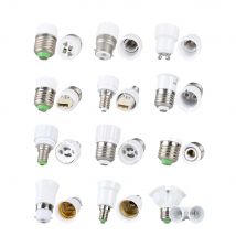 1-6PCS E27 E14 B22 Maschio A E12 E17 GU10 G9 MR16 GU10 Femmina Base Della Lampada Portalampada Convertitore Presa Adattatore Per Lampadina A LED luce
