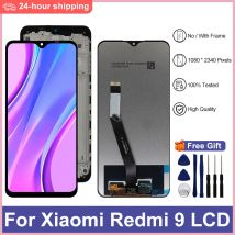 6,53 "dla Xiaomi Redmi 9 wyświetlacz LCD ekran dotykowy dla Redmi 9 wyświetlacz M2004J19G M2004J19C części zamienne do ekranu