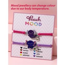 2 Teile/satz Stimmung Farbwechsel Freundschaft Armbänder Nette Charme Newt Schildkröte Tier Schmetterling Cartoon Frosch kinder Armbänder