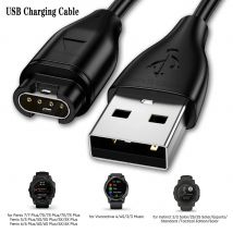 1M USB Ladekabel Für Garmin Fenix 7 7S 7X 6 6S 6X 5 5X 5S Plus Vivoactive 3 Venu 2 Forerunner 945 935 245 255 Ladegerät Dock