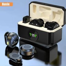 Basix Wireless Lavalier Ansteckmikrofon für iPhone iPad Android Outdoor-Live-Streaming Aufnahmeinterview mit magnetischem Clip
