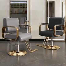 Trendy Barbershop Barber Chair Personalized Gold Swivel Designed Barber Chair Beauty Salon Cadeira De Barbeiro Furniture
