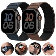 Cinturino per Apple Watch ultra 2 Band 49mm 45mm 44mm 40mm 42mm 46mm 41mm 38mm Bracciale magnetico in silicone IWatch Series 10 SE 9 8 7