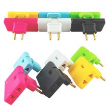 EU-Verlängerungsstecker, 180 drehbarer Steckdosenadapter, 3-in-1-US-Verlängerungsstecker, Multi-Stecker, Mini Slim Wireless-Steckdosenadapter, USB-Buchse