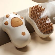3 w 1 Steamy Pet Dog Brush Cat Steam Brush Electric Spray Cat Hair Brush Comb Massage Pet Grooming Tool Loose Hair Supplies