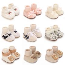 Winter Baby Cotton Shoes For Boys and Girls Aged 0-18 Months Comfortable Walking Shoes For Boys and Girls Warm Learning To Walk