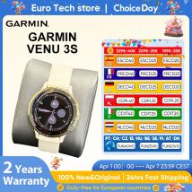 Garmin Venu 3s smartwatch Fitness Pantalla táctil AMOLED de 1,2 pulgadas 30+ Deportes corriendo Música GPS