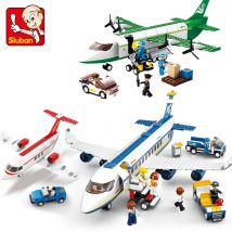 Neue Zivilluftfahrt Flughafen Flugzeug Airbus Modell Bausteine Ziegel Freunde Sets Bau Pädagogisches Spielzeug Für Kinder