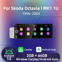6.86 "Schermo Stereo per Skoda Octavia 1 I MK1 1U 1996-2004 Carplay Android Auto Android Car Multimedia 1 Din Radio Unità principale GPS