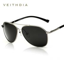 Veithdia marke polarisierte uv400 mode legierung männer sonnenbrille frauen fahren sonnenbrille vintage brillen oculos de sol v2366
