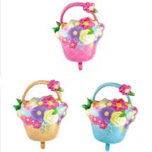 1pc Muttertag Blumen korb Folie Luftballons Muttertag Geschenke Geburtstags feier Hochzeits dekorationen