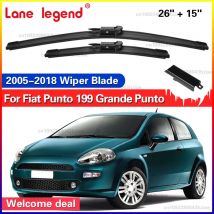 Set spazzole tergicristallo anteriori per Abarth Fiat Punto 199 Grande Punto 2005 - 2018 Spazzole per parabrezza Finestra Parabrezza 2010 2011 2012