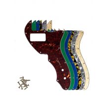 Feiman Custom Guitar Parts, 12 Hole Screws, US Tele 69, Thinline Mini Guitar Pickguard, Scratch Plate, Multiple Colors