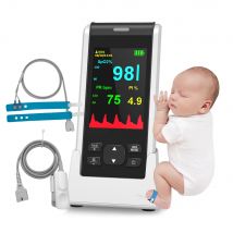 HealthTree Pulsossimetro portatile medico Bluetooth APP Controllo Ossimetria Ossigeno nel sangue Cardiofrequenzimetro Bambino Adulto Neonatale