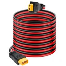 6m 3m 1.5m 12AWG XT60 Male to XT60 Female Charging Cable for ALLPOWERS R600 R1500 R2500 Ecoflow River Delta etc. Solar Generator