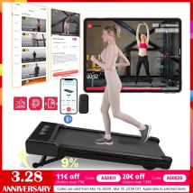 Tapis roulant pieghevole 9% inclinato 3,8 mph/6 kph Tappetino da passeggio per tapis roulant domestici Schermo LCD Monitoraggio APP Macchina per esercizi con motore 3.0 HP