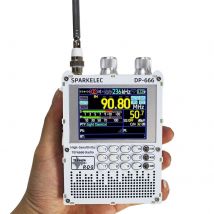Nowe radio DP-666 TEF6686 o wysokiej czułości, pełnozakresowe FM AM LW MW SW krótkofalowe, ESP32 RDS, 2.8-calowy wyświetlacz IPS LCD