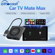OTTOCAST Car TV Mate Pro C4 Accessori Auto Wireless CarPlay Android Auto Adattatore Convertitore Video per HDMI per VW Benz Chevrolet
