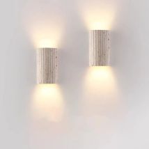 Wabi Sabi Naturstein-Wandleuchte für Wohnzimmer, Schlafzimmer, Treppen, Korridor, Innenbereich, Kunstdekoration, Wandleuchte, Zuhause, Nachttischlampen