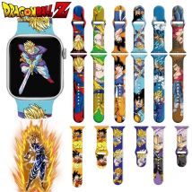 Anime Dragon Ball Goku Uhrenarmbänder für Apple Watch S8 7 6 5 4 3 2 Iwatch Serie 38 41MM 42 44 49MM Silica Uhrenarmband Zubehör