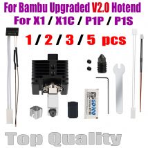 Hot End Kit für Bambu Lab X1 X1C P1P P1S Hotend Upgrade 2.0 Version Hotend Düse 0,4 mm für Bambulab TZ Hotend X1 Thermistor