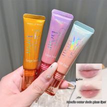 Gege Bear Farbwechselnder Lippenbalsam, feuchtigkeitsspendender und leichter Lipgloss mit Formel, nicht fettend und nährend, neues Design, 202