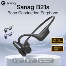 Sanag B21S Bone Conduction Wireless Earphones Bluetooth 5.4 HiFi Bass Headphones IPX5 Waterproof Running Sports Earbuds