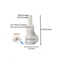 Small orifice 1/8" 3/16" 1/4" Female Coupling connecting hose Panel Installation quick connector XINOZONE