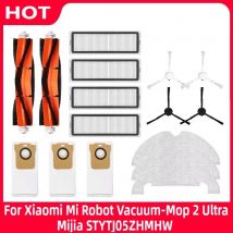Für xiaomi mi roboter vakuum-mop 2 ultra reiniger teile hauptseite bürste hepa filter mopp lappen staubbeutel stytj05zhmhw zubehör