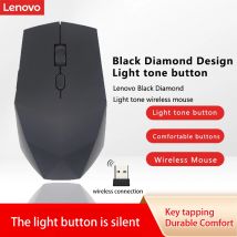 Maus Lenovo Mouse Black Diamond 2-Maus Silent Mouse Kabellose Maus Coole Büromaus Schwarz