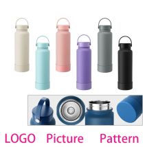 Personalized Tumbler Cup with Picture Text Name Logo 600ML Stainless Steel Custom Mug Coffee Tumbler, Graduation Gifts for Her