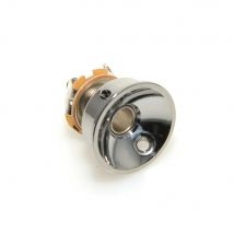 Supporto per piastra jack con presa cromata per chitarra elettrica da 1 pz per presa lectrosocket da 6,35 mm