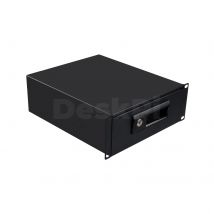 DeskPi RackMate 2U Rackmount abschließbare Schublade, 10-Zoll-Server-Schrank-Gehäuse, Rack-Montage für T2-Serverschränke