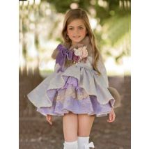 Spanish Customized Children Girls Lolita Princess Party Dress Autumn Winter Dress Flower Girl Dresses Toddler Girl Fall Clothes