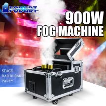 Da UE US 900W Doppia macchina del fumo Attrezzatura per effetti speciali da palcoscenico Macchine del fumo con DMX512 per DJ DISCO Party Bar