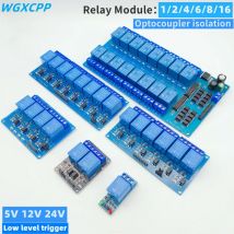 Low Level Trigger Relais Modul, 5/12/24V,1/2/4/6/8/16 kanäle, Mit Optokoppler Relais Ausgang, Hause Intelligente Steuerung Modul