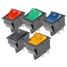 KCD4 Przełącznik kołyskowy On Off 6-pinowy z diodą LED 4 16A 250V 220V T85 20A Małe 6-pinowe