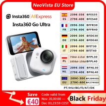 Kamera sportowa Insta360 GO Ultra 4K 60fps Lekka POV Bez użycia rąk Ultra-HD Magnetyczna stabilizacja FlowState Insta 360 GO Ultra