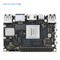 Khadas Edge2 ARM PC Pro/Maker Kit Pro/Edge-V Pro 16+64GB eMMC Computer a scheda singola Rockchip RK3588S, 6 Top NPU, supporto 4K UI