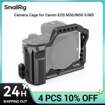 SmallRig Cage for Canon M50 /M50 II /M5, Aluminum Alloy Video Film Movie Making Rig with Integrated Grip and NATO Rail 2168