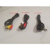 1,8 m Retro-Bit-AV-RCA-Audio-Video-Kabel für Sega Genesis 2 3 II III für SEGA Mega Drive 1 für Sega Saturn