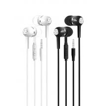 1-8pcs 3.5mm Wired Headphones In Ear Wired Earphones with Microphone Bass HiFi Stereo Earbuds Sports In-line Control For Phones