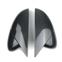 Für Ford Focus 2019 2020 MK4 Carbon look glanz schwarz rück seite außen spiegel Abdeckung caps Auto